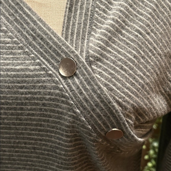 Striped Gray Women's Top - Picture 2 of 2